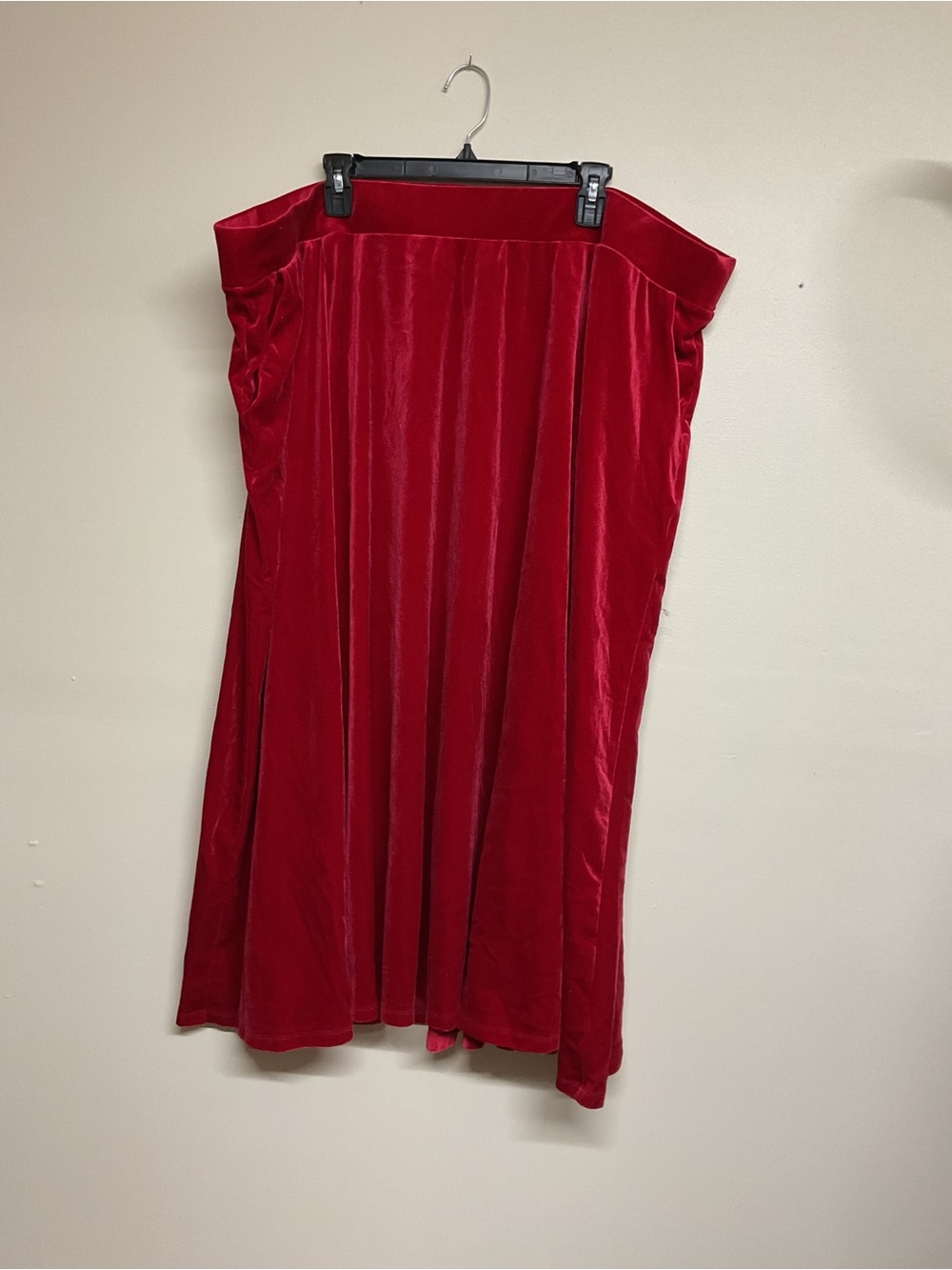 torrid Crimson Velvet Maxi Skirt